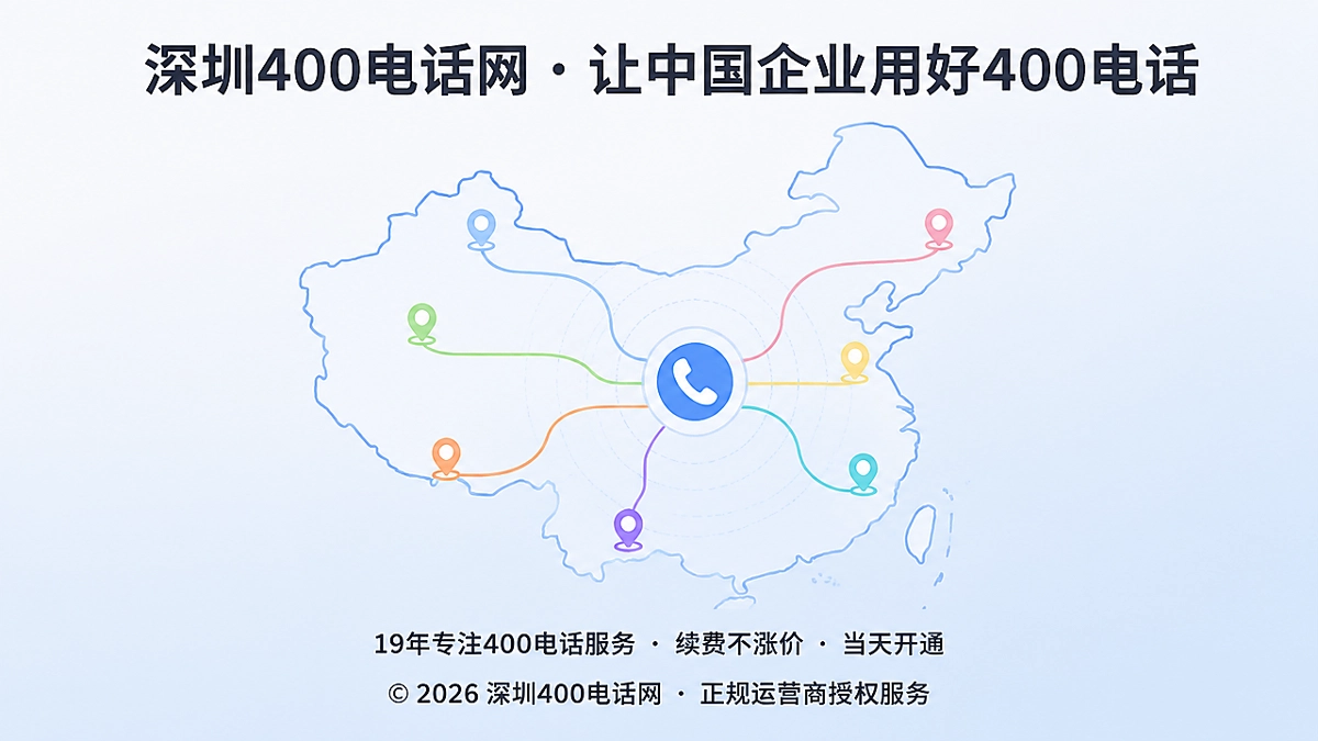 多区域企业通过400电话统一对外服务入口