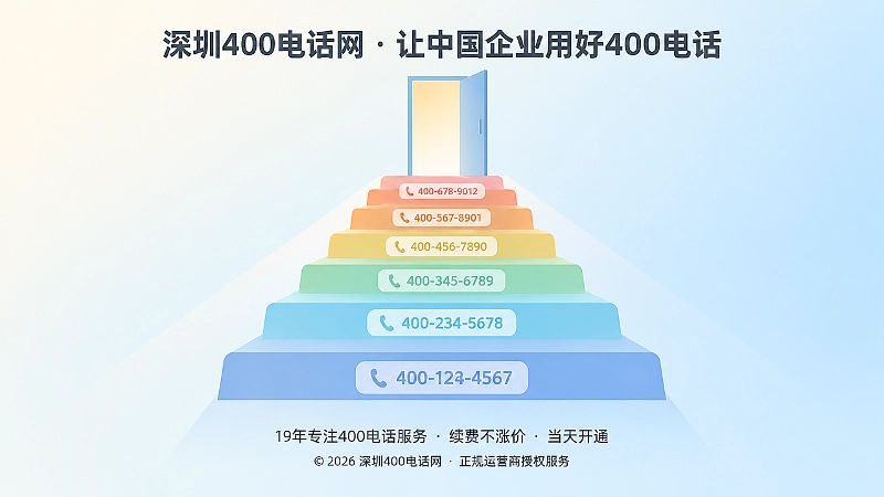 企业通过正规400电话平台建立统一服务入口